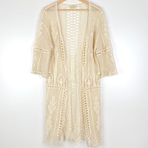 The Korner / Anthropologie Crocheted Cardigan